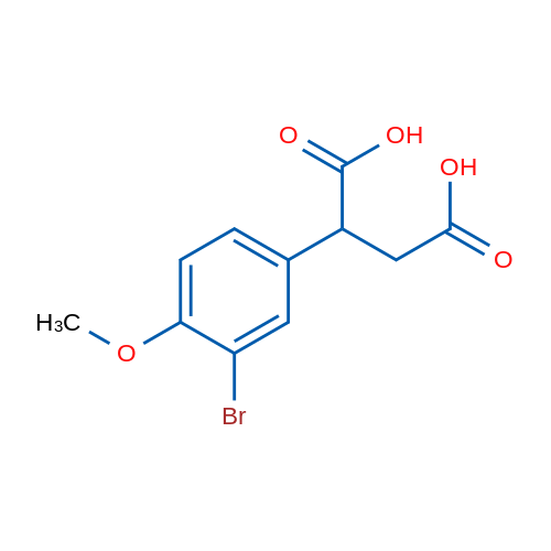 2-(3-Bromo-4-methoxyphenyl)succinic acid 1g