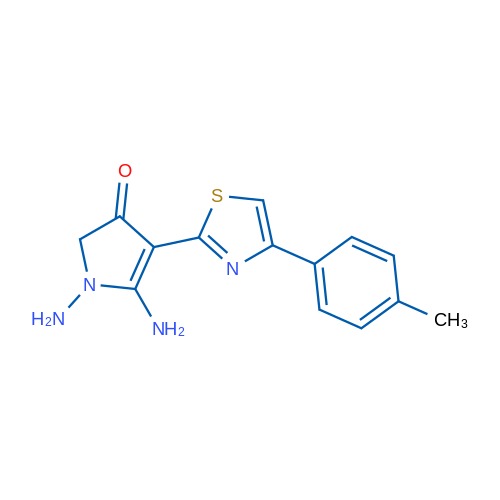 1,5-Diamino-4-[4-(4-methylphenyl)-1,3-thiazol-2-yl]-1,2-dihydro-3h-pyrrol-3-one 1g