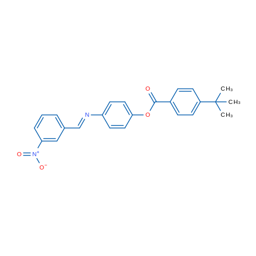 4-[(E)-[(3-Nitrophenyl)methylidene]amino]phenyl 4-tert-butylbenzoate 1g