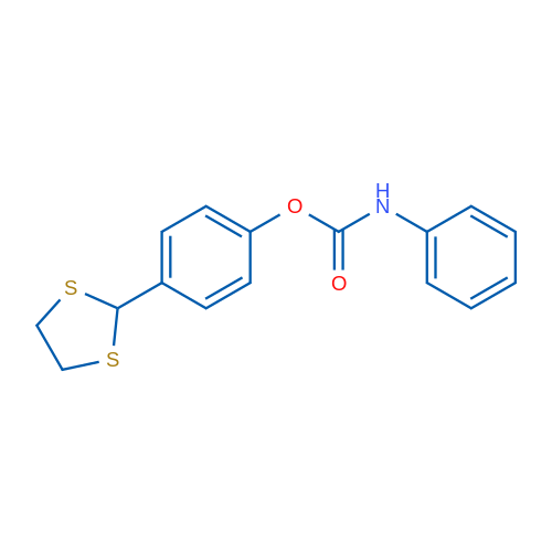 4-(1,3-Dithiolan-2-yl)phenyl N-phenylcarbamate 1g