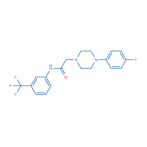 2-[4-(4-Fluorophenyl)piperazin-1-yl]-N-[3-(trifluoromethyl)phenyl]acetamide 1g