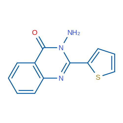 3-Amino-2-(thiophen-2-yl)-3,4-dihydroquinazolin-4-one 1g