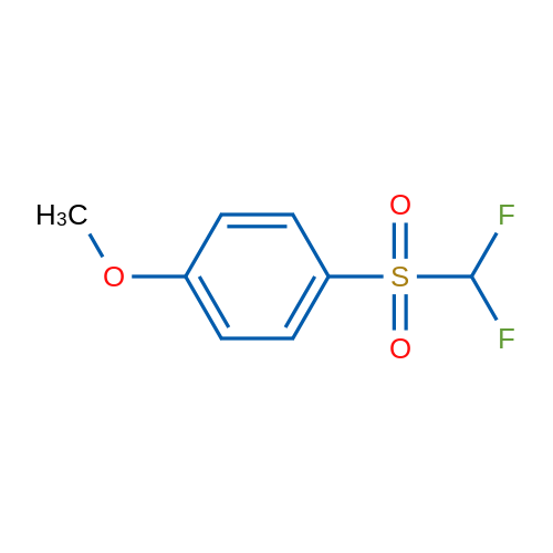 1-Difluoromethanesulfonyl-4-methoxybenzene 1g