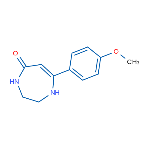 7-(4-Methoxyphenyl)-3,4-dihydro-1H-1,4-diazepin-5(2H)-one 1g