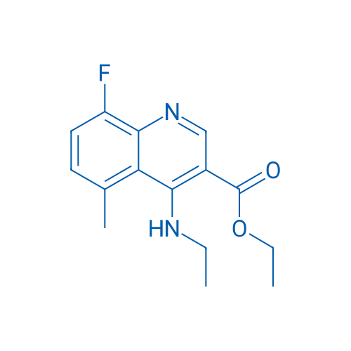 Ethyl 4-(ethylamino)-8-fluoro-5-methylquinoline-3-carboxylate 1g