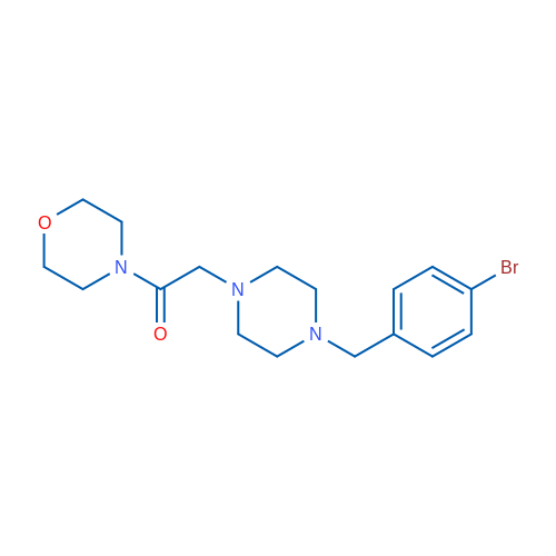 2-{4-[(4-bromophenyl)methyl]piperazin-1-yl}-1-(morpholin-4-yl)ethan-1-one 1g