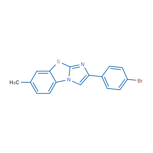 4-(4-Bromophenyl)-10-methyl-7-thia-2,5-diazatricyclo[6.4.0.0^{2,6}]dodeca-1(8),3,5,9,11-pentaene 1g