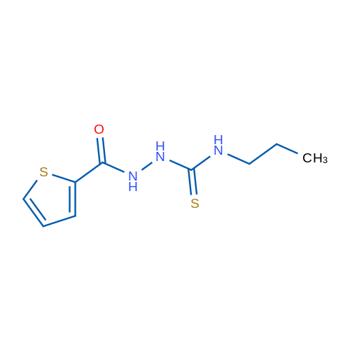 N-[(Propylcarbamothioyl)amino]thiophene-2-carboxamide 1g