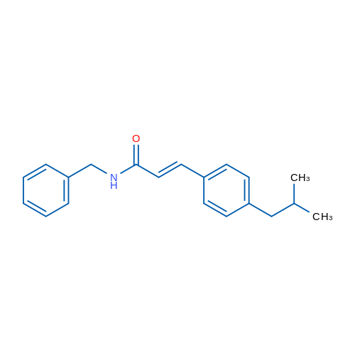 (2E)-N-Benzyl-3-[4-(2-methylpropyl)phenyl]prop-2-enamide 1g