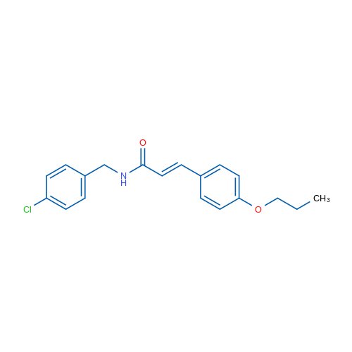 (2E)-N-[(4-Chlorophenyl)methyl]-3-(4-propoxyphenyl)prop-2-enamide 1g