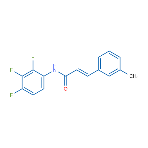 (2E)-3-(3-Methylphenyl)-N-(2,3,4-trifluorophenyl)prop-2-enamide 1g