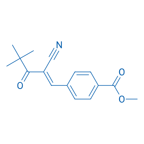 Methyl 4-[(1E)-2-cyano-2-(2,2-dimethylpropanoyl)eth-1-en-1-yl]benzoate 1g
