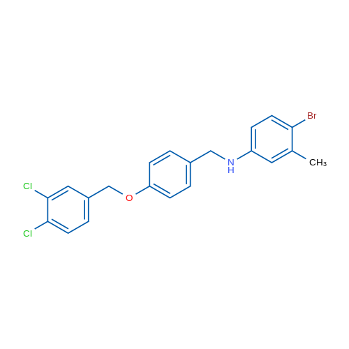 4-Bromo-N-({4-[(3,4-dichlorophenyl)methoxy]phenyl}methyl)-3-methylaniline 1g