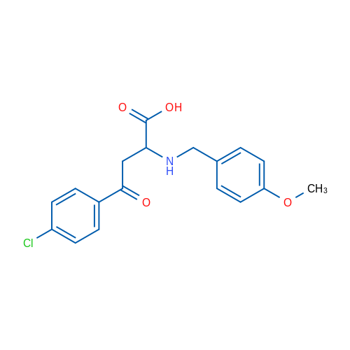 4-(4-Chlorophenyl)-2-{[(4-methoxyphenyl)methyl]amino}-4-oxobutanoic acid 1g