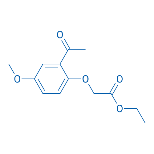 Ethyl 2-(2-acetyl-4-methoxyphenoxy)acetate 250mg