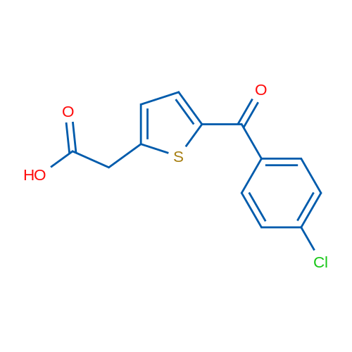 2-[5-(4-Chlorobenzoyl)thiophen-2-yl]acetic acid 1g