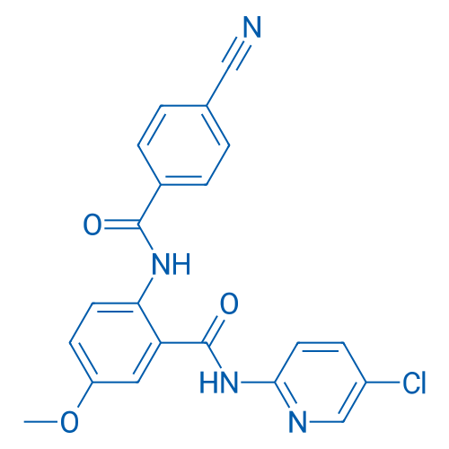 N-(5-Chloropyridin-2-yl)-2-(4-cyanobenzamido)-5-methoxybenzamide 1g