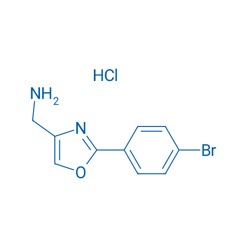 (2-(4-Bromophenyl)oxazol-4-yl)methanamine hydrochloride 1g