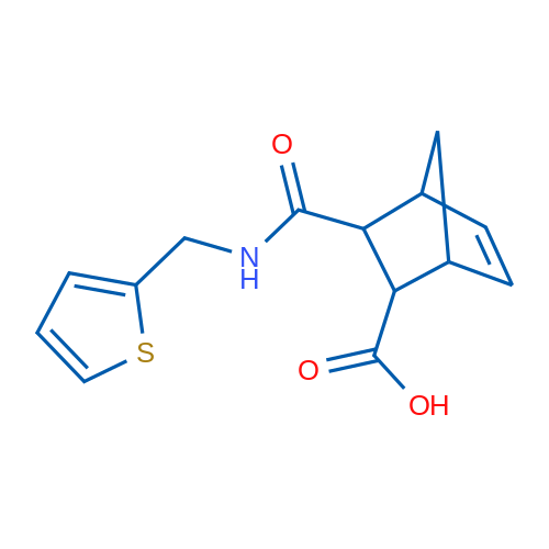 3-((Thiophen-2-ylmethyl)carbamoyl)bicyclo[2.2.1]hept-5-ene-2-carboxylic acid 1g