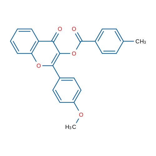 2-(4-Methoxyphenyl)-4-oxo-4H-chromen-3-yl 4-methylbenzoate 1g