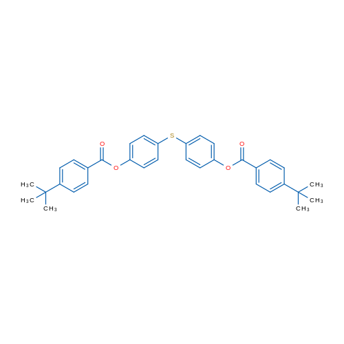 4-{[4-(4-tert-butylbenzoyloxy)phenyl]sulfanyl}phenyl 4-tert-butylbenzoate 1g
