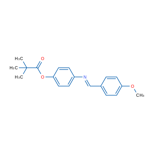 4-[(E)-[(4-Methoxyphenyl)methylidene]amino]phenyl 2,2-dimethylpropanoate 1g