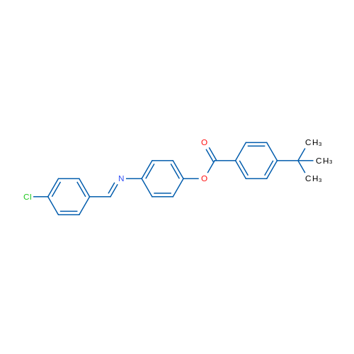 4-[(E)-[(4-Chlorophenyl)methylidene]amino]phenyl 4-tert-butylbenzoate 1g