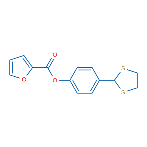 4-(1,3-Dithiolan-2-yl)phenyl furan-2-carboxylate 1g