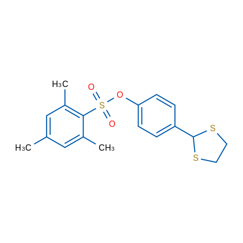 4-(1,3-Dithiolan-2-yl)phenyl 2,4,6-trimethylbenzene-1-sulfonate 1g