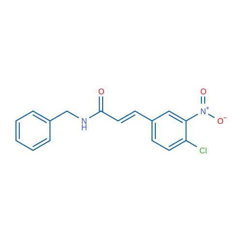 (2E)-N-Benzyl-3-(4-chloro-3-nitrophenyl)prop-2-enamide 1g