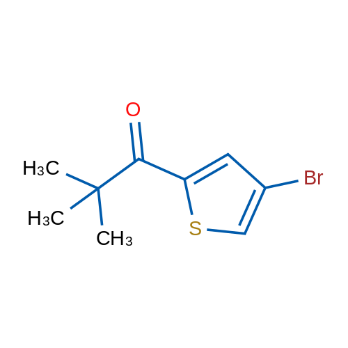 1-(4-Bromothiophen-2-yl)-2,2-dimethylpropan-1-one 1g