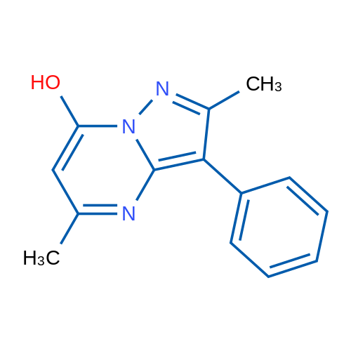 2,5-Dimethyl-3-phenylpyrazolo[1,5-a]pyrimidin-7-ol 1g