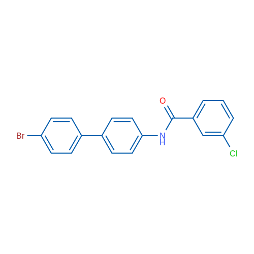N-(4'-Bromo-[1,1'-biphenyl]-4-yl)-3-chlorobenzamide 1g