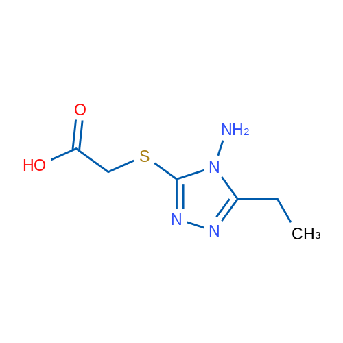 2-((4-Amino-5-ethyl-4H-1,2,4-triazol-3-yl)thio)acetic acid 1g