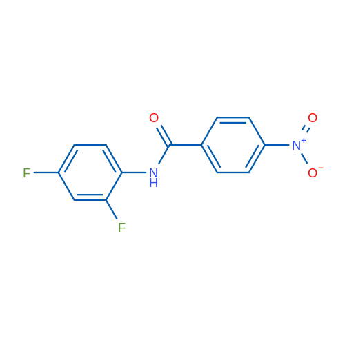 N-(2,4-Difluorophenyl)-4-nitrobenzamide 1g