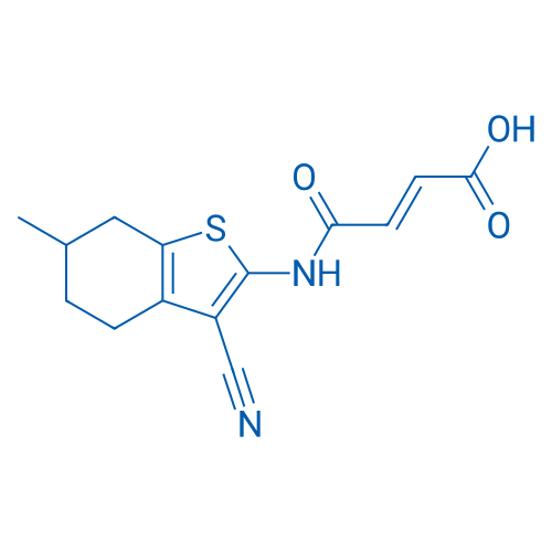 4-((3-Cyano-6-methyl-4,5,6,7-tetrahydrobenzo[b]thiophen-2-yl)amino)-4-oxobut-2-enoic acid 1g