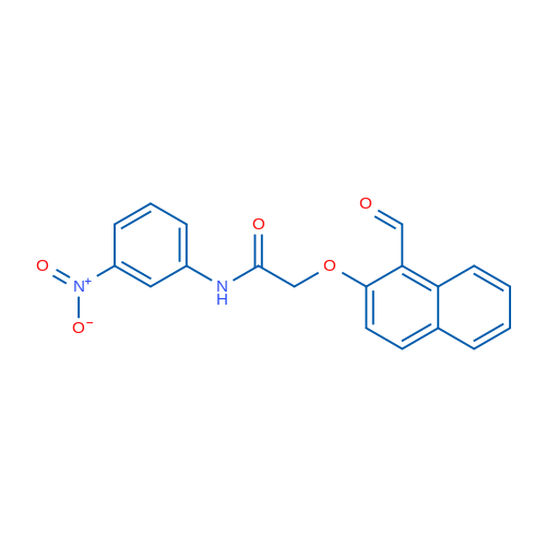 2-((1-Formylnaphthalen-2-yl)oxy)-N-(3-nitrophenyl)acetamide 1g
