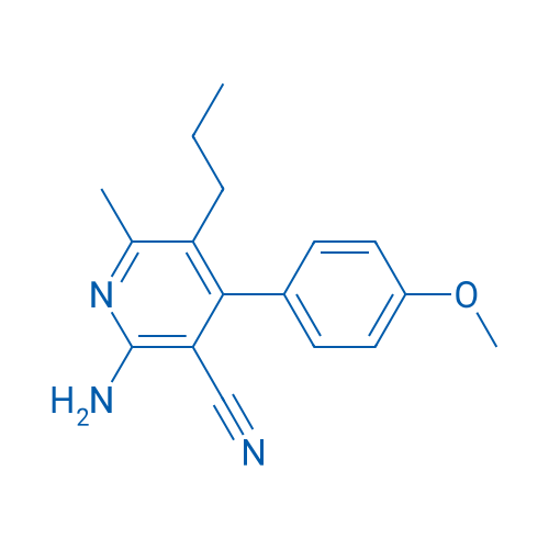 2-Amino-4-(4-methoxyphenyl)-6-methyl-5-propylnicotinonitrile 1g