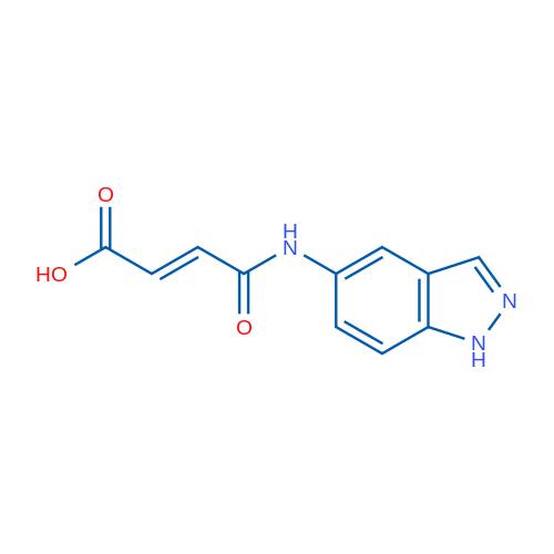 3-[(1H-Indazol-5-yl)carbamoyl]prop-2-enoic acid 1g