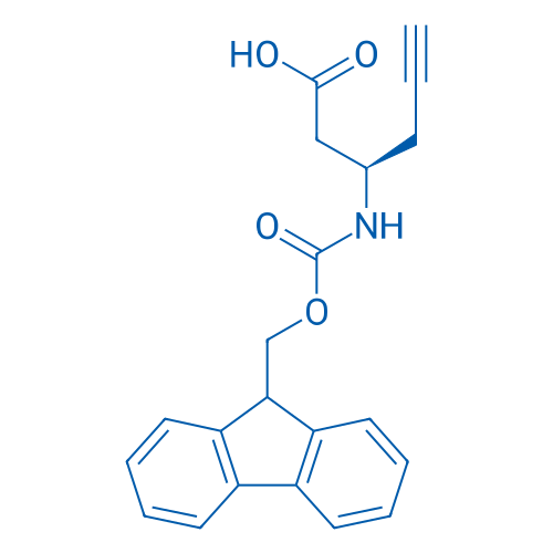 (R)-3-((((9H-Fluoren-9-yl)methoxy)carbonyl)amino)hex-5-ynoic acid 100mg