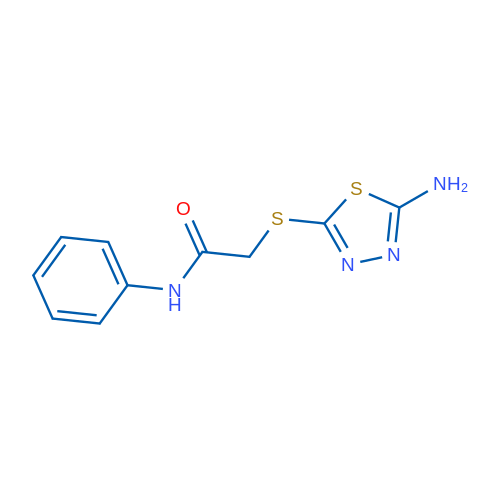 2-((5-Amino-1,3,4-thiadiazol-2-yl)thio)-N-phenylacetamide 1g