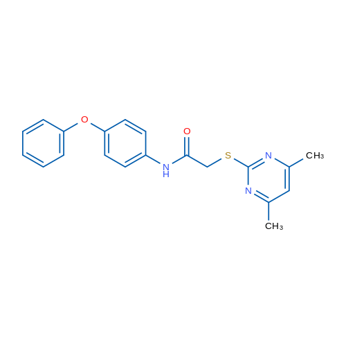 2-((4,6-Dimethylpyrimidin-2-yl)thio)-N-(4-phenoxyphenyl)acetamide 1g