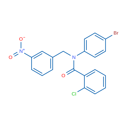 N-(4-Bromophenyl)-2-chloro-N-(3-nitrobenzyl)benzamide 1g