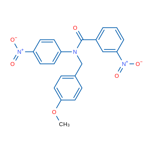 N-(4-Methoxybenzyl)-3-nitro-N-(4-nitrophenyl)benzamide 1g
