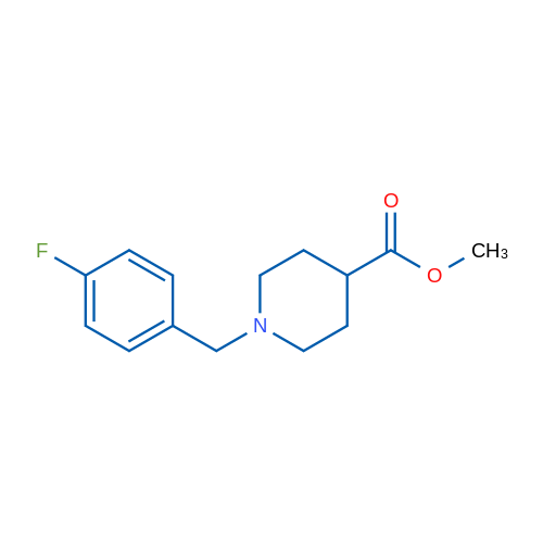 Methyl 1-(4-fluorobenzyl)piperidine-4-carboxylate 1g