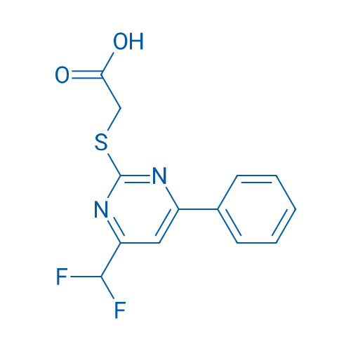 2-((4-(Difluoromethyl)-6-phenylpyrimidin-2-yl)thio)acetic acid 5g