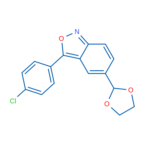 3-(4-Chlorophenyl)-5-(1,3-dioxolan-2-yl)-2,1-benzoxazole 1g