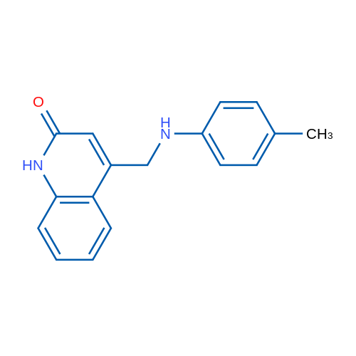 4-((p-Tolylamino)methyl)quinolin-2(1H)-one 1g