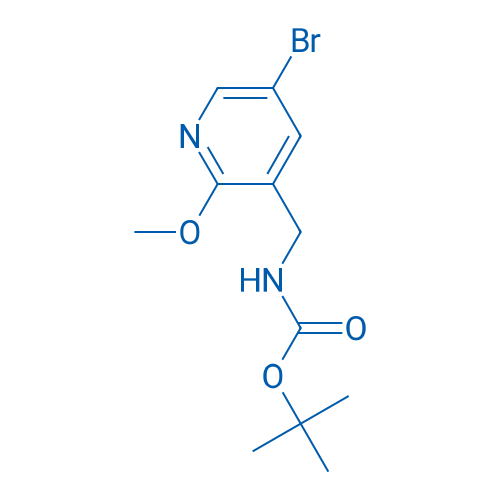 tert-Butyl ((5-bromo-2-methoxypyridin-3-yl)methyl)carbamate 100mg