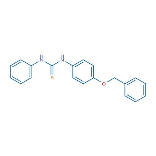 1-(4-(Benzyloxy)phenyl)-3-phenylthiourea 1g